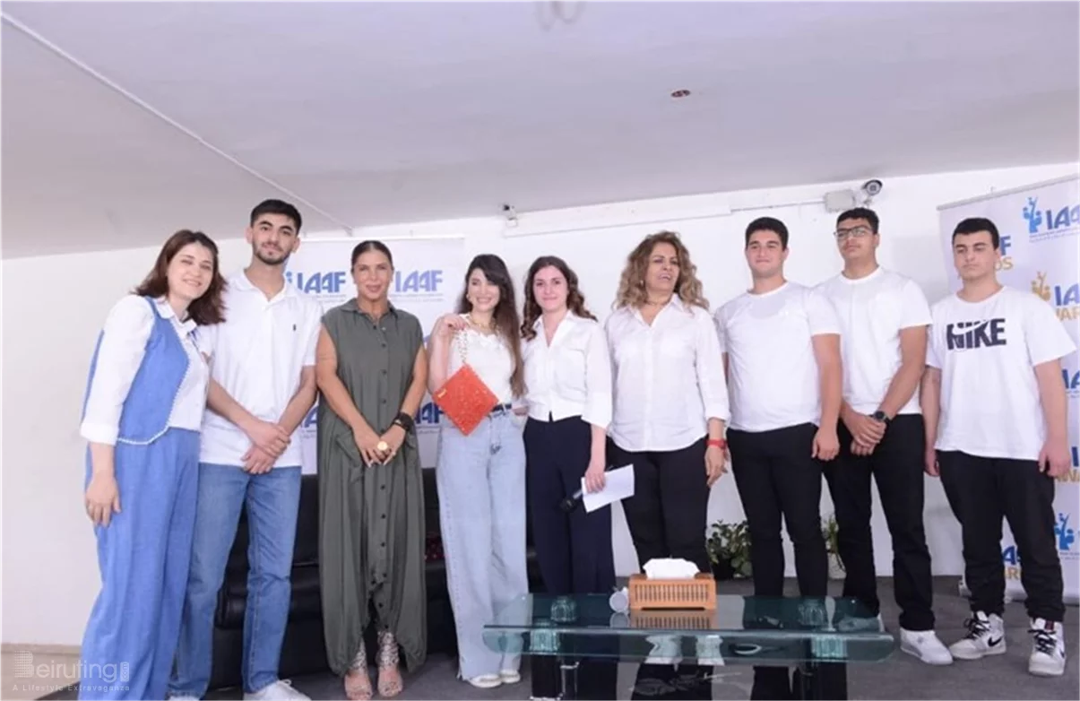 Inas Al Jarmakani and Aline Lahoud Conclude the IAAF AWARDS Competition at Chhim Public High School